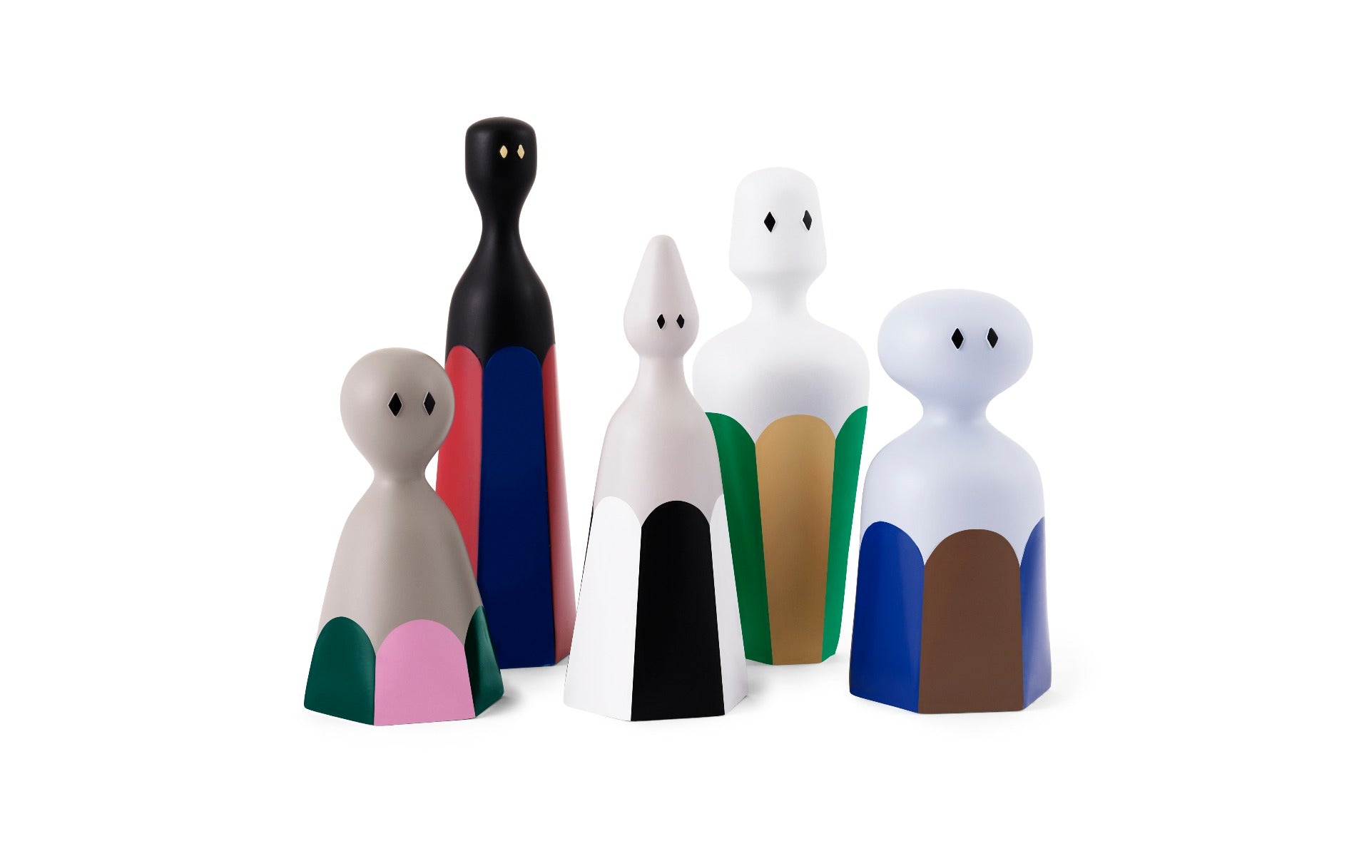 Tivoli by Normann Copenhagen Fantasy figurines king - Lollipop Red/Royal Blue - Bahne